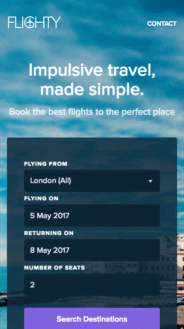 Booking User flow