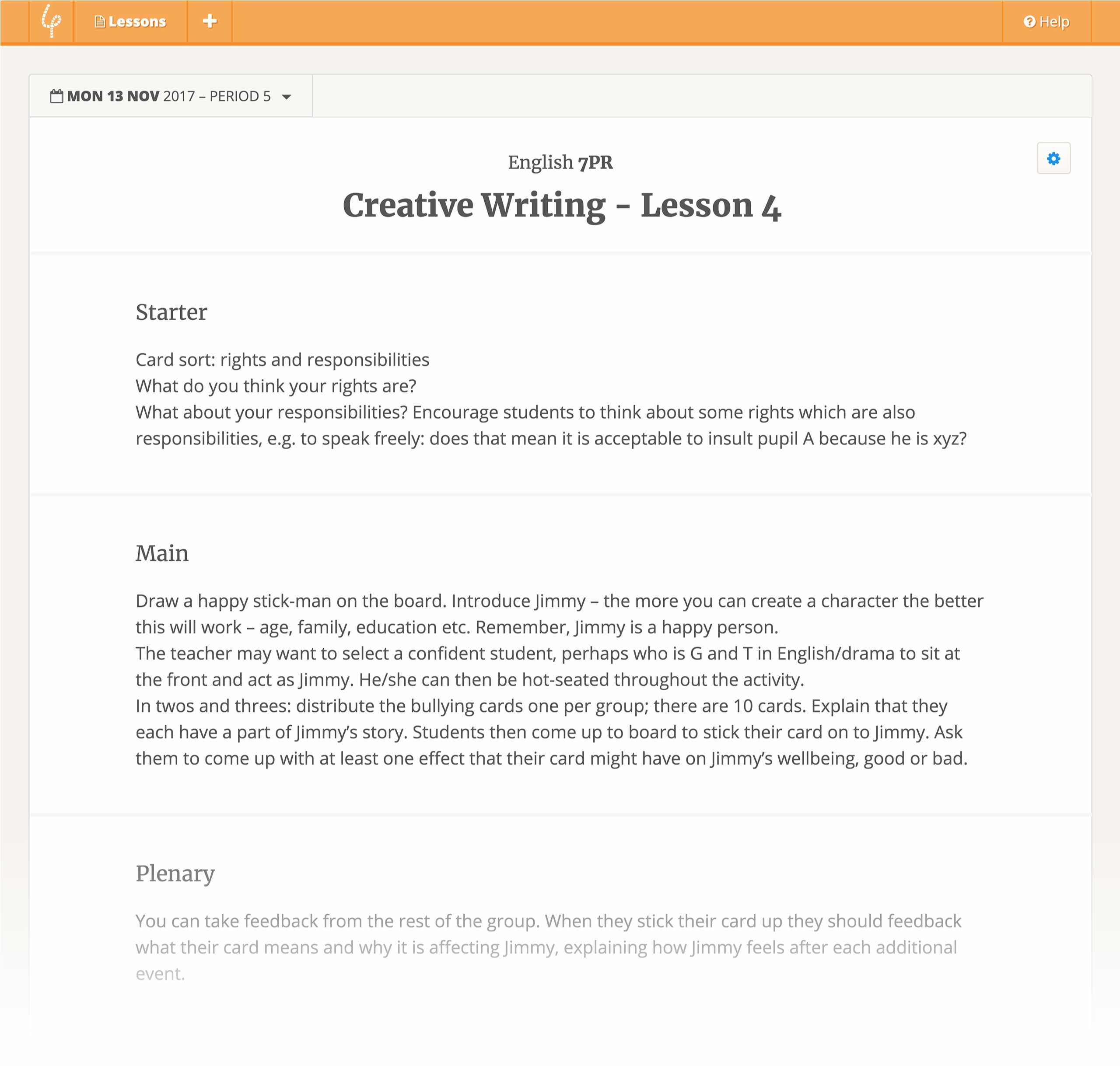 Lesson Plan