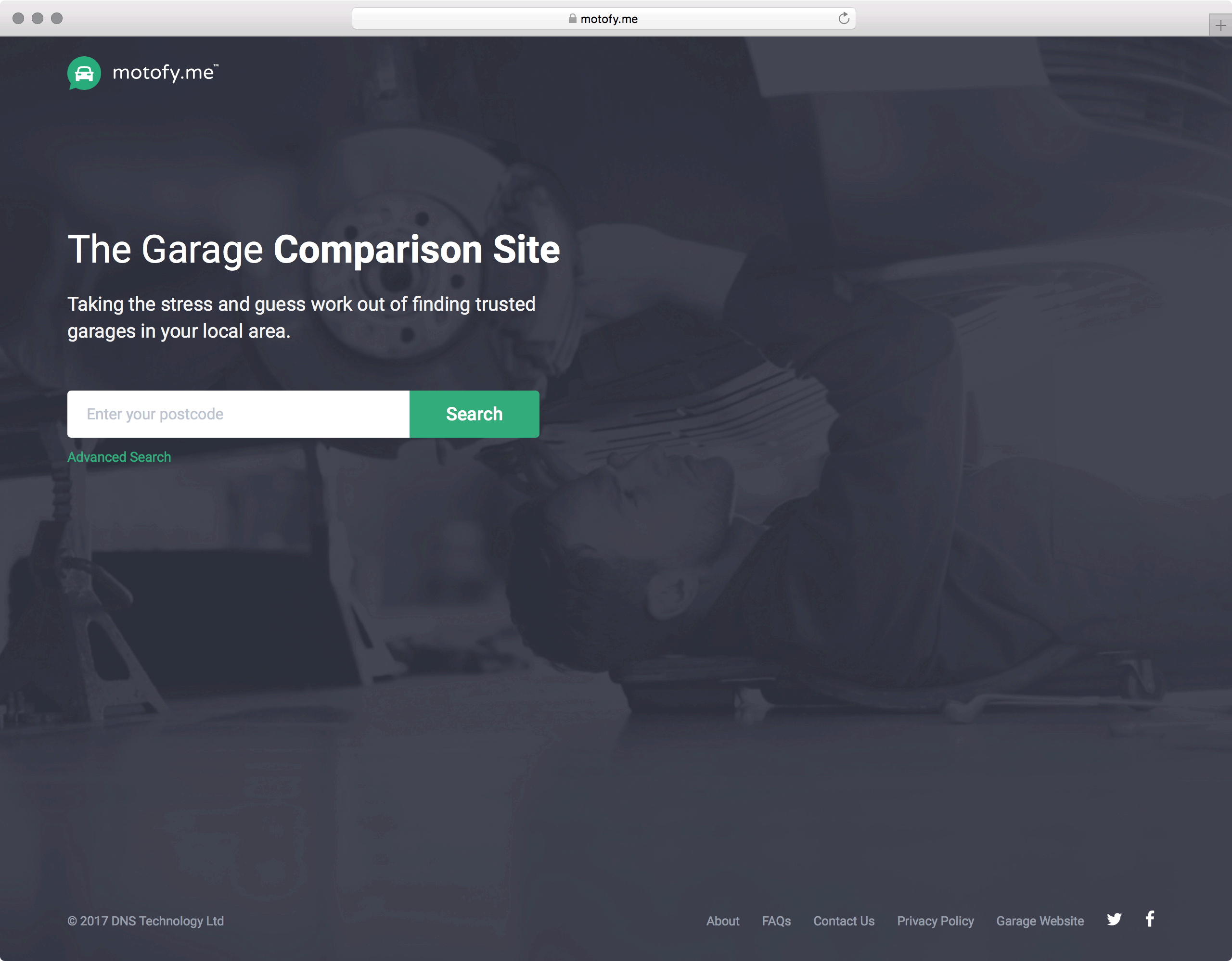 Motofy.me Your garage, online. UI