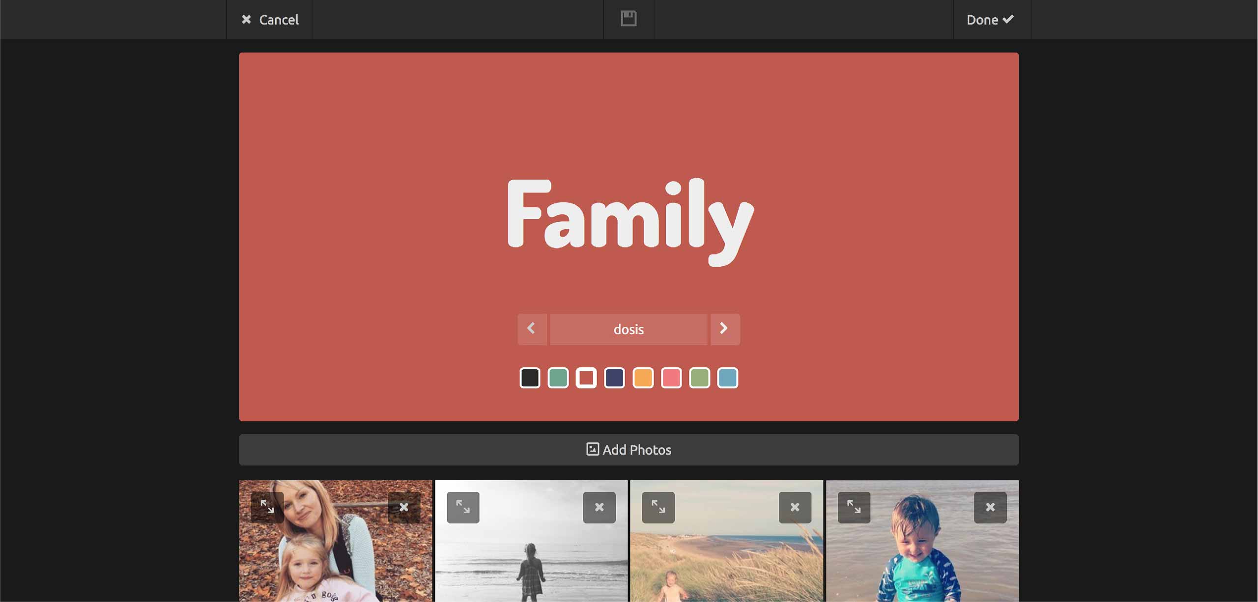 Edit a showcase
