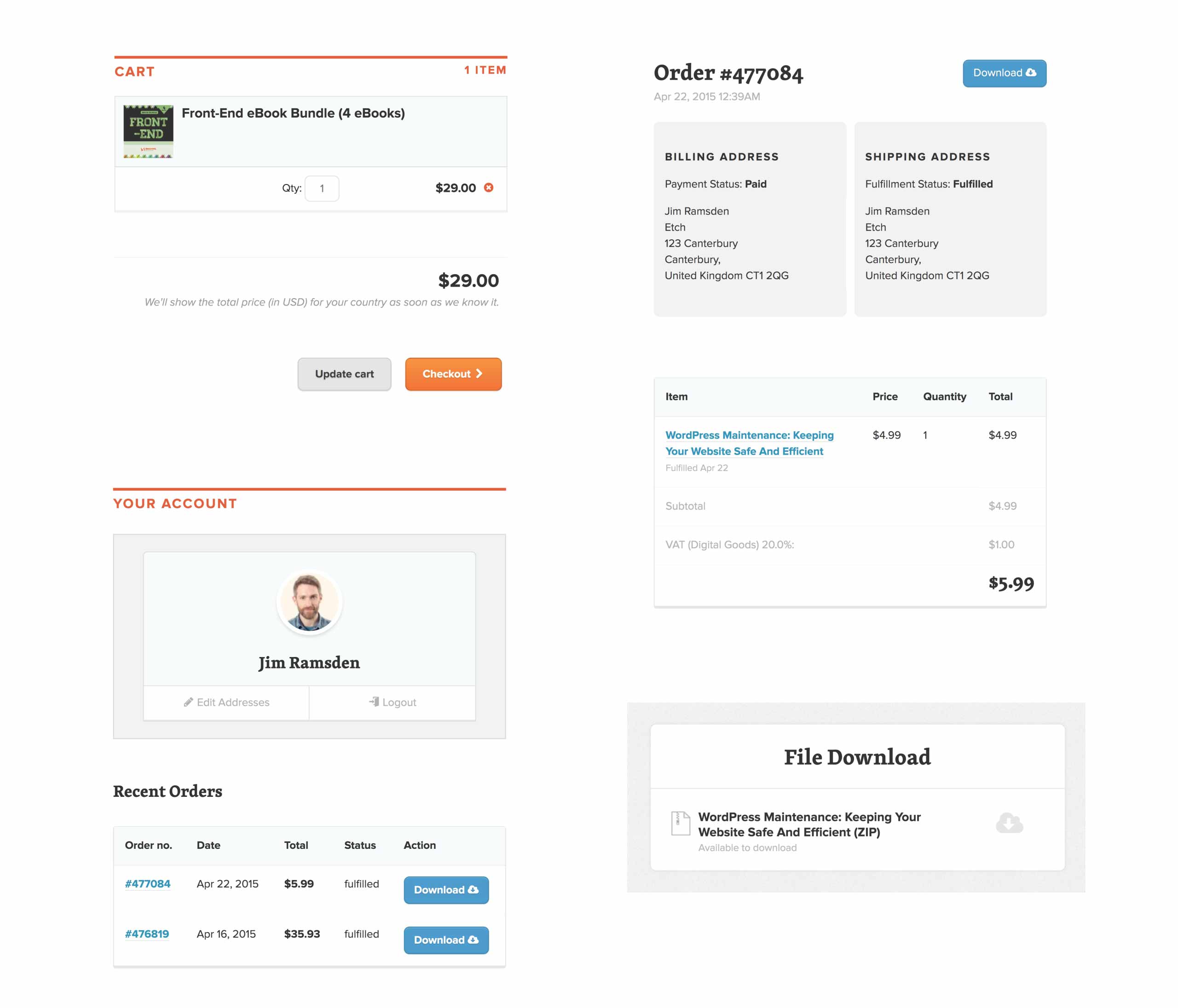 Smashing Shop UI
