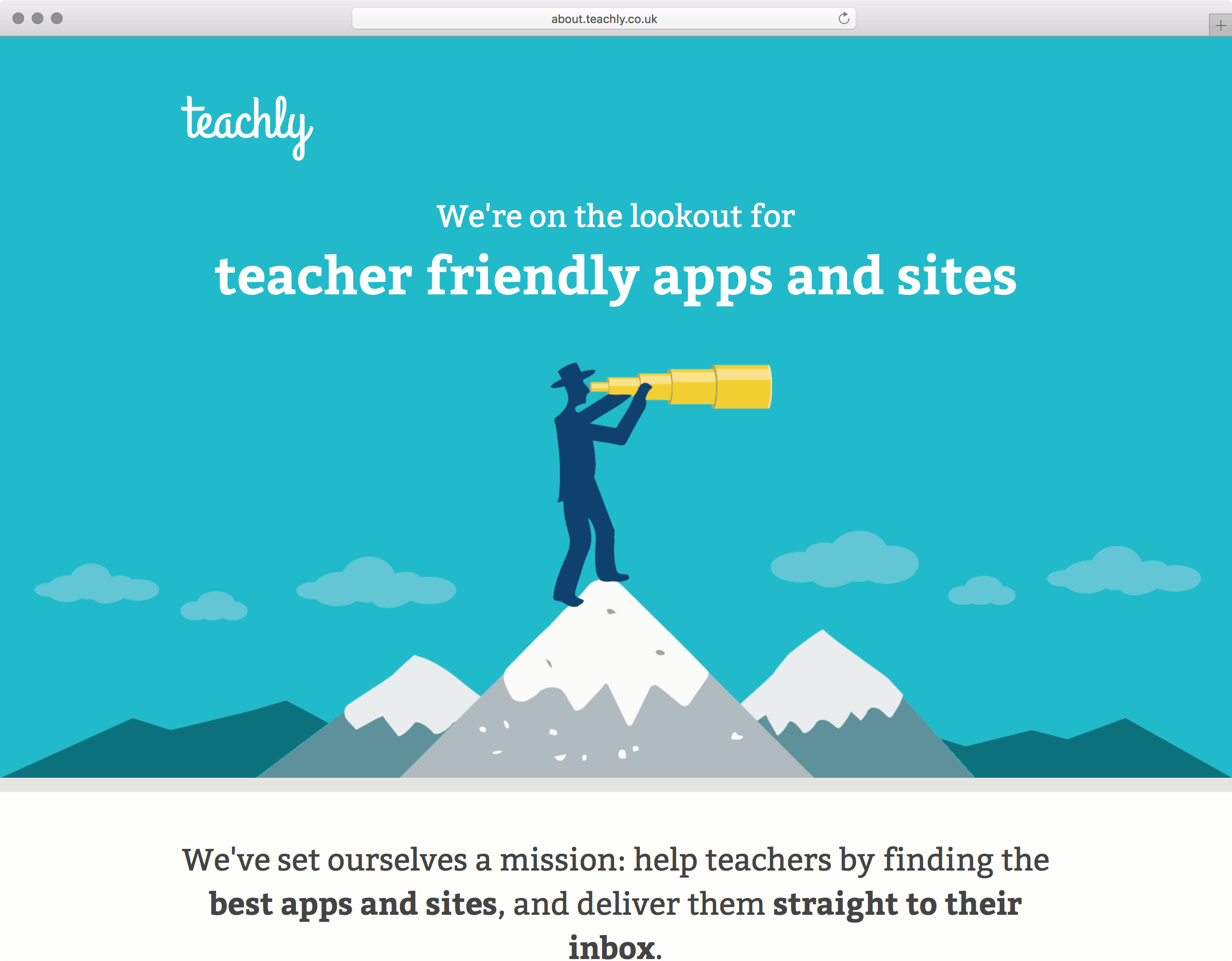 Teachly.co.uk Find teacher friendly tech UI